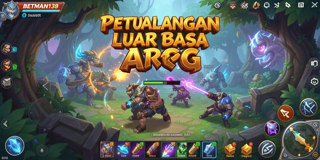 Tampilan seru dalam gameplay ARPG BETMAN138 yang memukau.