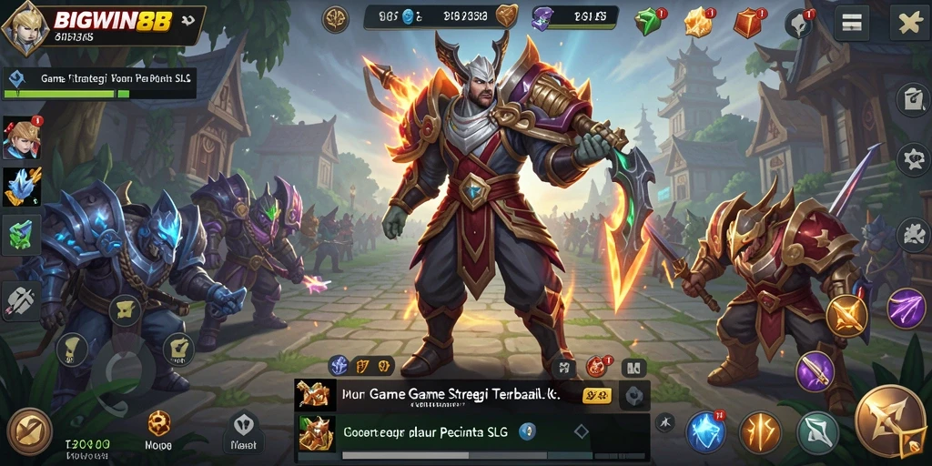 Screenshot menunjukkan aksi mendebarkan dalam gameplay SLG BIGWIN88.