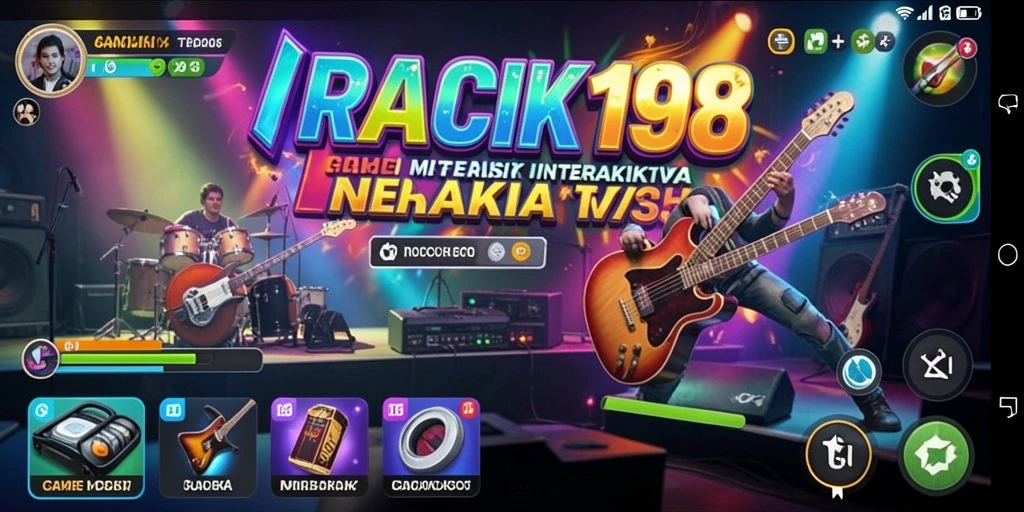 Screenshot RACIK198 menampilkan pengalaman gameplay musik yang seru.