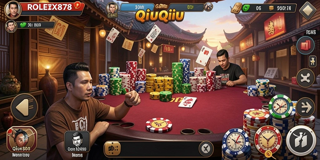 Screenshot gameplay QiuQiu yang seru dan menarik.