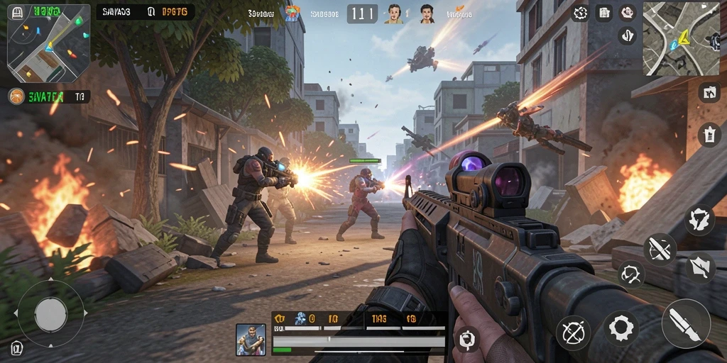 Screenshot utama SAVAYA303 menampilkan aksi gameplay yang mendebarkan di medan perang.