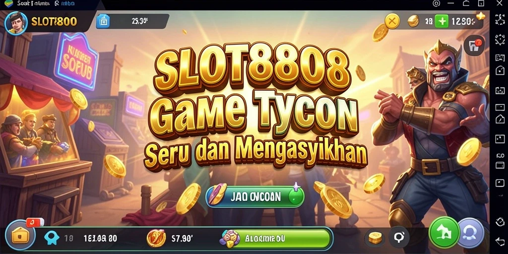Tampilan gameplay SLOT8808 yang menarik dan penuh tantangan.