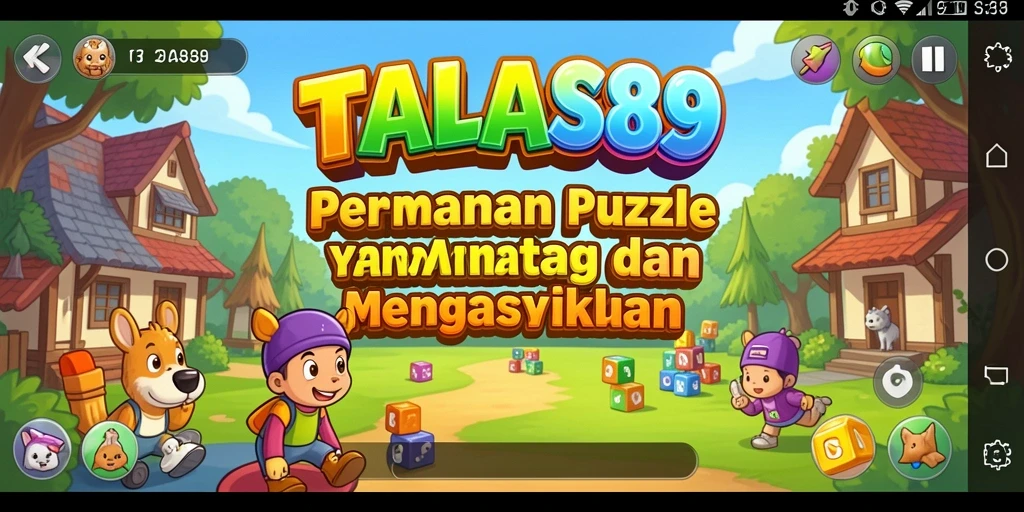 Tampilan gameplay TALAS89 dengan teka-teki menantang yang menarik.