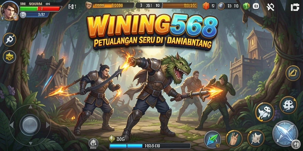 Screenshot dari gameplay WINNING568 yang menunjukkan aksi petualangan seru.